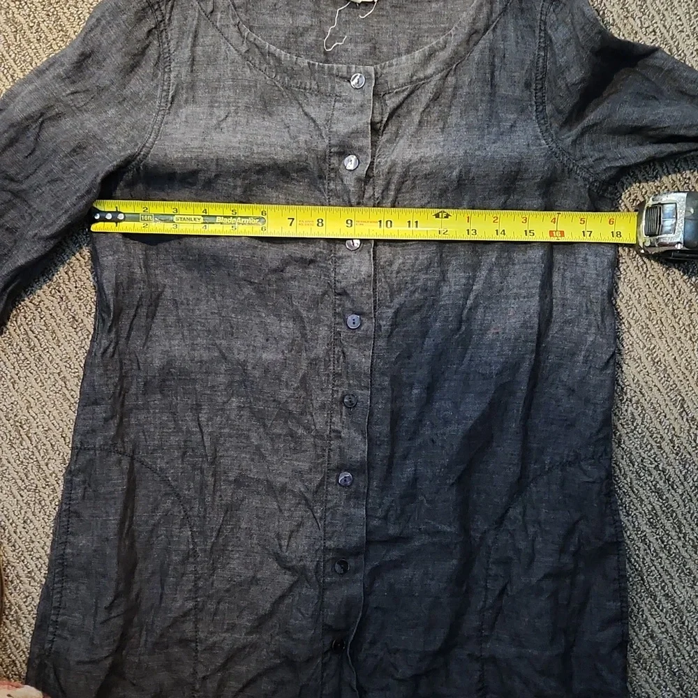 Eileen Fisher Linen Dress Size XXS - Picture 8 of 14